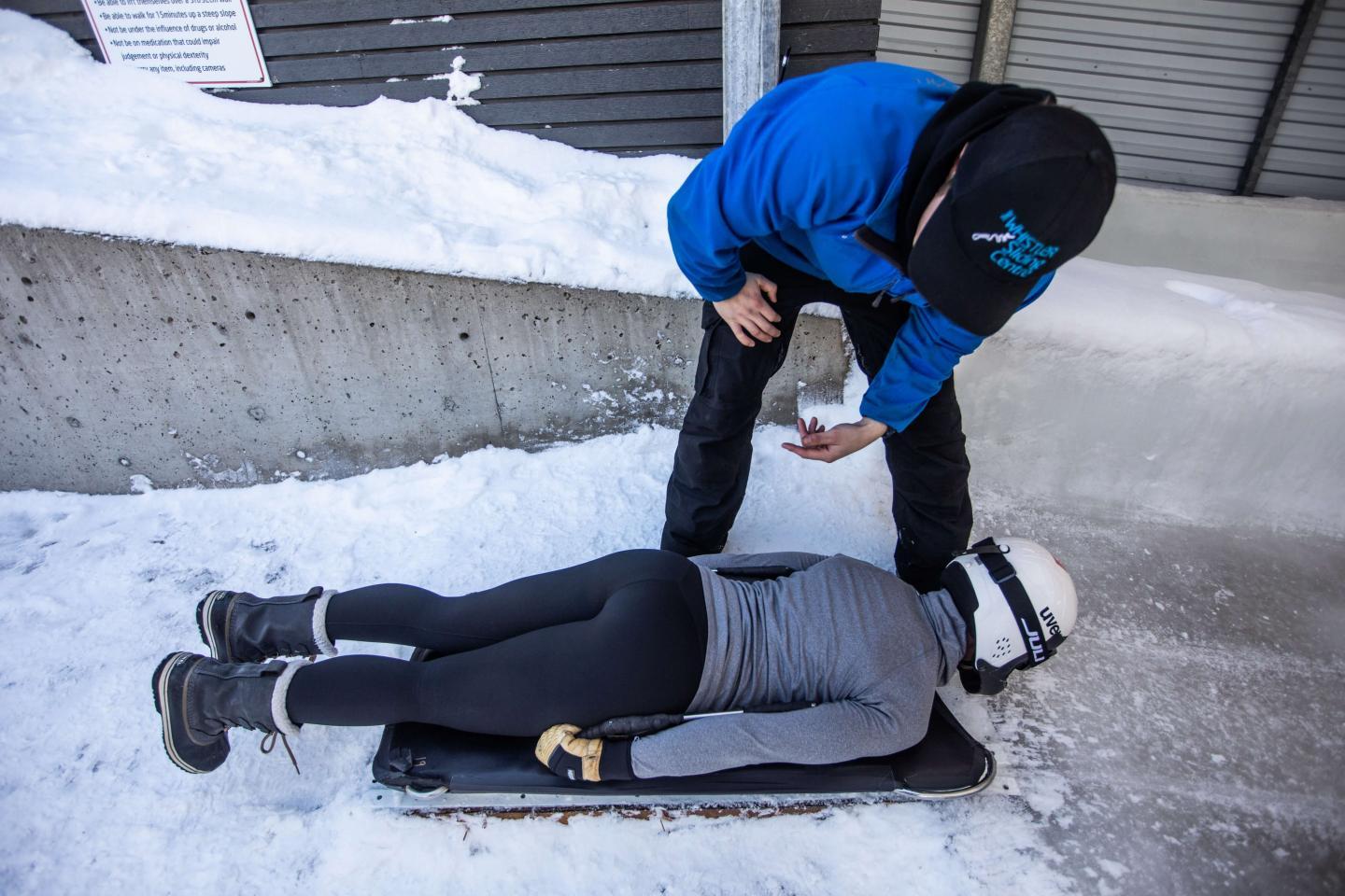 skeleton sport racer
