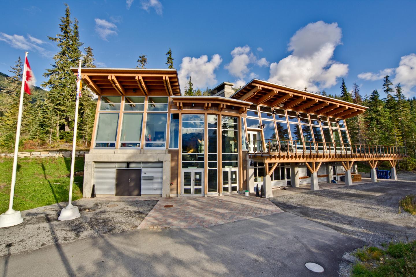 Front entrance of olympic park