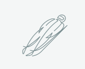 Minimalist line drawing of a bird in flight.